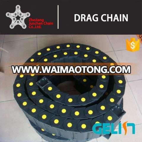 Tp 7/10/15/18 mm Height Nylon Semi Openable Cable Conveyor Chain